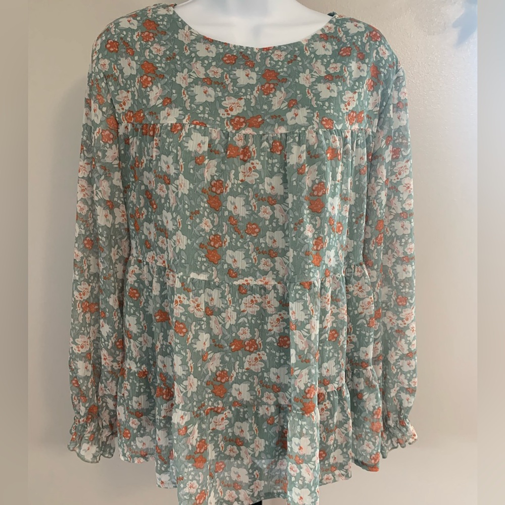 SHEIN Floral Print Blouse